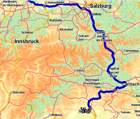 route Vilach detail